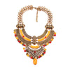 Large Collar Big Choker Necklace Woman Bohemian Ethnic Statement Gypsy Maxi Pendants Necklace Indian Power Necklace For Women