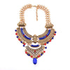Large Collar Statement Gypsy Necklace Woman Bohemian Ethnic Maxi Choker Necklace Femme Vintage Layered Power Necklace For Women