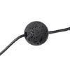 Lava Rock Stone Choker Vintage Essential Oil Diffuser Pendant Necklace Punk Unisex Leather Rope Chain Lava Jewelry Gift