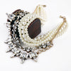 Layered Pearl Jewelry Maxi Necklace Choker Online Shopping Euro-Pop Large Collares Bijouterie
