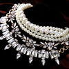 Layered Pearl Jewelry Maxi Necklace Choker Online Shopping Euro-Pop Large Collares Bijouterie