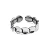 Leaf Geometry Silver Vintage Rings For Teens   Quality Jewelry Gift Female Punk Accessories GaaBou Jewellery