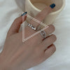 Leaf Geometry Silver Vintage Rings For Teens   Quality Jewelry Gift Female Punk Accessories GaaBou Jewellery