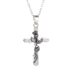 Leaf Jesus Cross Rose Necklace naszyjnik for Women Bijoux Femme kpop цепь на шею Classic Vintage чокер jewellery