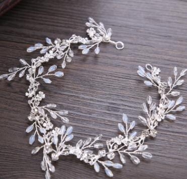 Leaf Rhinestone Bridal Hair Vine Jewelry Hair Accessories Headbands Wedding hair Ornaments for Bride wedding accessory