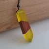 New fashion hand wood resin necklace pendant, men and women applicable jewelry, knitting rope, gifts,