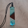 New fashion hand wood resin necklace pendant, men and women applicable jewelry, knitting rope, gifts,