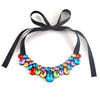 Leanzni  Water droplets resin fashionable dress collocation suits necklace joker woman gift necklace YL5129