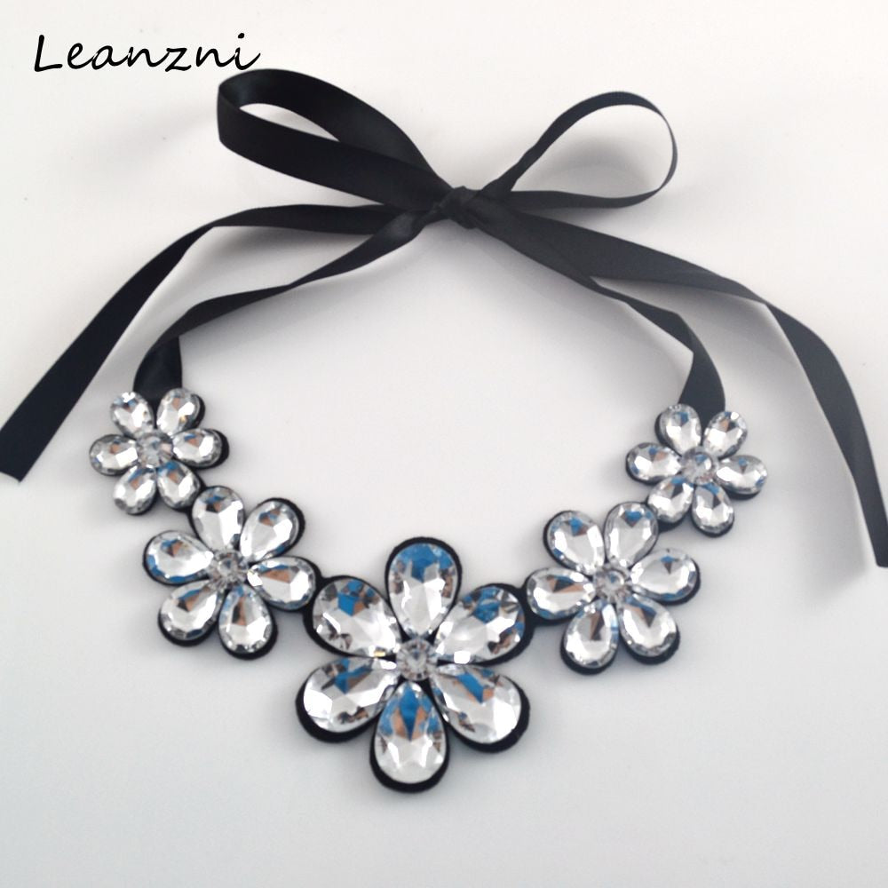 Leanzni   short statement necklace and pendant resin color fashionable woman  necklace gift