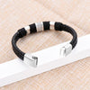 Leather Braided Metal Bracelet Men's and Women's Bracelets Accessories Party Jewelry