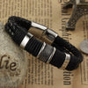 Leather Braided Metal Bracelet Men's and Women's Bracelets Accessories Party Jewelry
