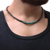 Leather Necklace Men's Necklaces  Boho Necklace  Men's Leather Necklace Feather Necklace
