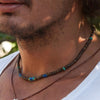 Leather Necklace Men's Necklaces  Boho Necklace  Men's Leather Necklace Feather Necklace