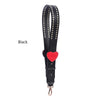Leather Wide Bag Strap Adjustable Rivet Studded Shoulder Strap Heart Shaped Bag Accessories Shoulder Crossbody Bag Parts Strap