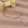 Letter B Necklaces Women's Neck Chain 925 Stamp Silver Color Necklace Steampunk  Quality Fine Jewelry Accessories