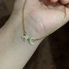 Letters Custom Name DIY 26 Initial Letter Necklace for Womem Men Trendy Gold Color CZ Alphabet Charm Stainless Steel Chain