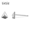925 Sterling Silver Stud Earring for Women Fashion Triangle Design Earring Jewelry Bijoux Pendiente de Mujer Moda LE0437B