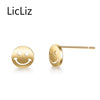 Fashion 925 Sterling Silver Stud Earring for Women Smiley Face Earring Jewelry Pendiente Gift Aretes de Mujer Moda LE0439