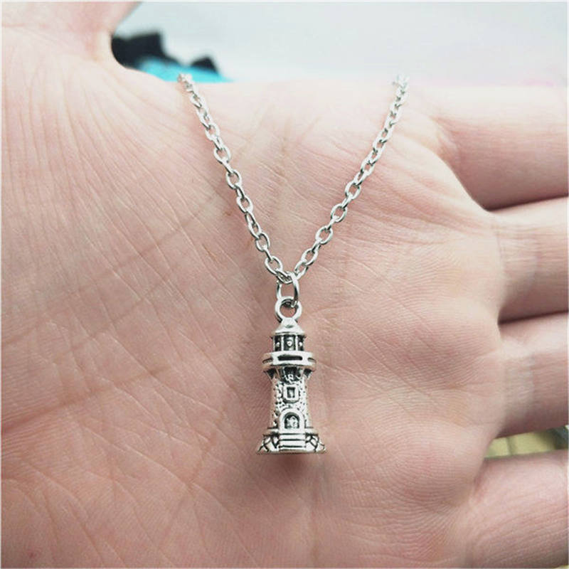 Lighthouse   Charm Creative Chain Necklace Women Pendants  Jewelry Accessory ,Friend Gifts Necklace Women