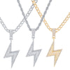 Lightning Necklaces For Women Stainless Steel Necklace Choker Long Chain For Girlfriend Gifts Pendants Jewelry