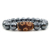 6 Eye's DZI Beads Agate Hematite Magnetic Ther Bracelet Health Care For Men Women