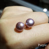 7-8mm High Luster Real Pearl 925 Sterling Silver Stud Earrings for valentine's day,Mother's Day,Party,Wedding