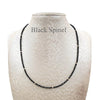 Gemstone Black Spinel, Pearl,Tanzanite ,etc. S925 18K Gold Plated Classic Delicate Necklace Birthd Jewelry