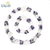 Gemstone Natural Crystal,Amethyst Jade Toggle Clasp Necklace 50cm Bracelet approx 8.75