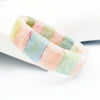 Gemstone Natural Morganite Beryl Bracelet stone size Approx 13x18mm Total size about 7.5''