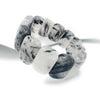 Natural Black Tourmaline Quartz Bracelet about 7.5''