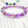Natural Good Quality Ametrine Drum Shape beads about 9x12mm Bracelet approx 7.5
