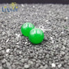 Real 925 Sterling Silver Natural Stone Dyed Color Beads Stud Earrings For Daily Wear