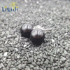 Real 925 Sterling Silver Natural Stone Dyed Color Beads Stud Earrings For Daily Wear