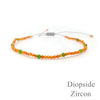 Tiny Delicate Gemstone Adjustable Friend Bracelet For Children Women Men Gift