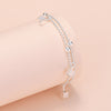 Link Double Chain Women Bracelets on Hand 925 Stamp Silver Color  Jewelry Accessories Christmas