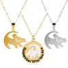 Lion King Simba Remember who you are Lettering Necklace Jewelry Stainless Steel Pendants Necklaces Son Daughter Gifts