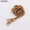 Lionsen 120cm / 0.42cm  Snake Replacement Chain Strap Metal link Clasp Purse Chain Bag Handle Shoulder Cross Body Handbags Chain