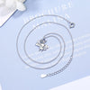 Little Devil Originality 925 Stamp Silver Color Trendy Pendant Chain Necklace For Women Crystal Necklace Anniversary Jewelry