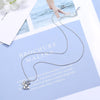 Little Devil Originality 925 Stamp Silver Color Trendy Pendant Chain Necklace For Women Crystal Necklace Anniversary Jewelry