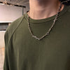Little Iron Thorns Hip Hop Gothic Punk Style Barbed Wire Small Barbed Chain Collar Men and Women Necklace Gifts