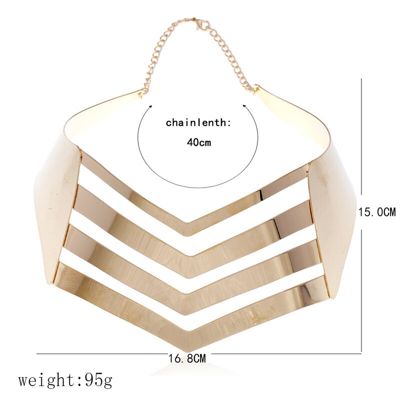 Liuxsp Africa Bohemian Matel Necklace For Women Vintage Statement Choker Necklace Boho National Style Female Jewelry