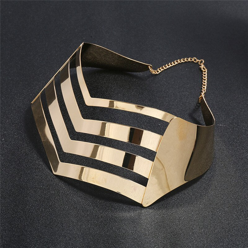 Liuxsp Africa Bohemian Matel Necklace For Women Vintage Statement Choker Necklace Boho National Style Female Jewelry