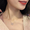 Liwore Cute Bear Pendant Necklace For Women Sweet Golden Chain Necklace Simple Ladies Necklace Necklace Jewelry