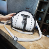 Lock Shell Bag Bags Rivet Metal Fringe Diamond Women Shoulder Crossbody Bag TWO Straps PU Leather Chain Women's Handbags Purses