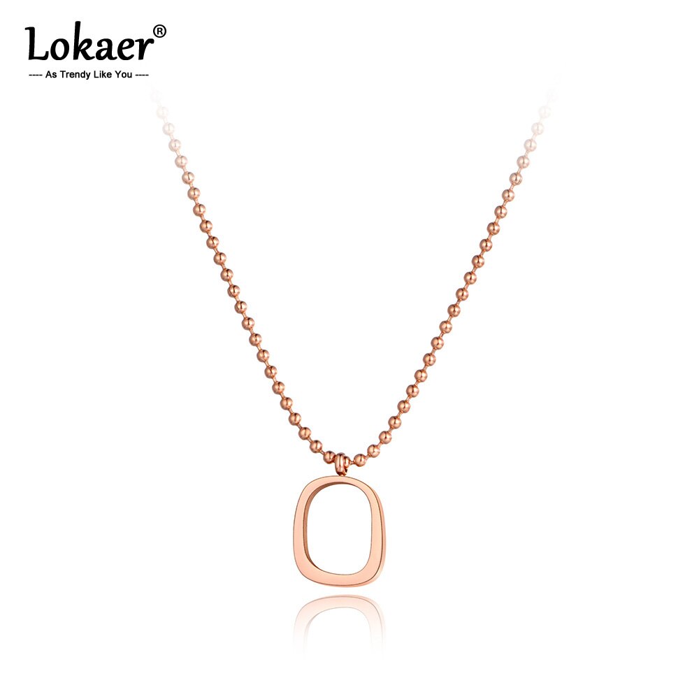 Lokaer Original Design Titanium Stainless Steel Charm Pendant Necklaces Bohemia Geometric Necklace For Women N20268