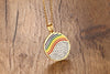 Long Chain Rainbow Necklaces For Women LGBT Jewelry Stainless Steel Gold Plate Clear Rhinestones Party Pendent Necklace Gifts