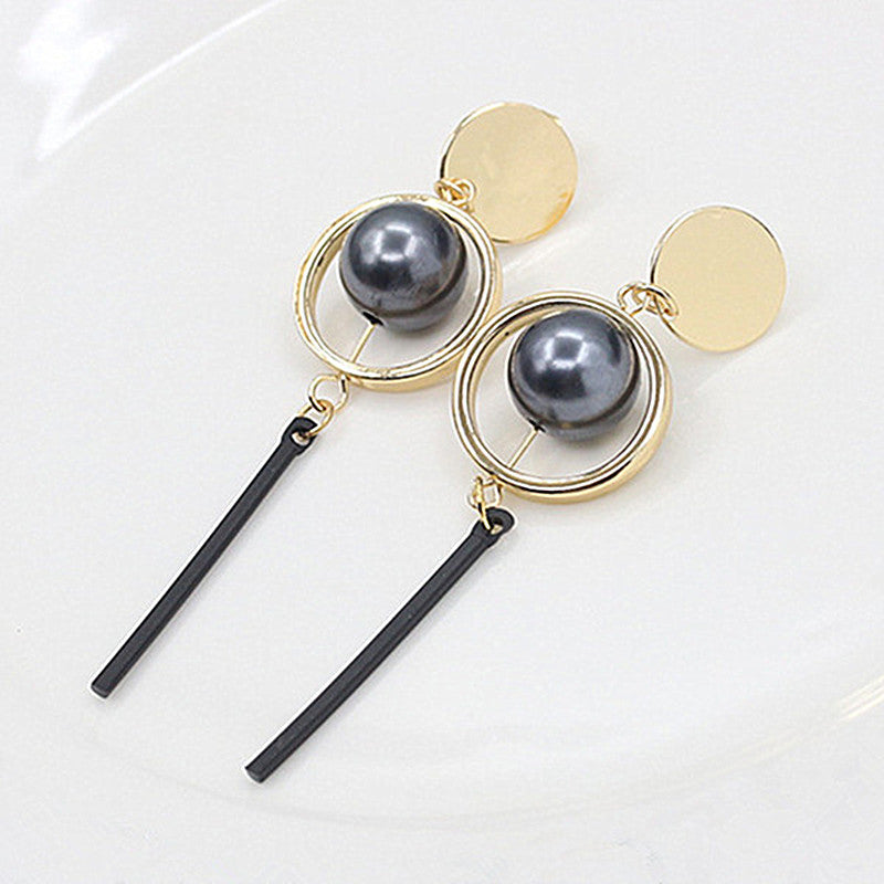 Long Earrings for Women Tassel Simulated Pearls Dangle Drop Shell Geometric Statement Earring Fashion Jewelry Brincos Promotion