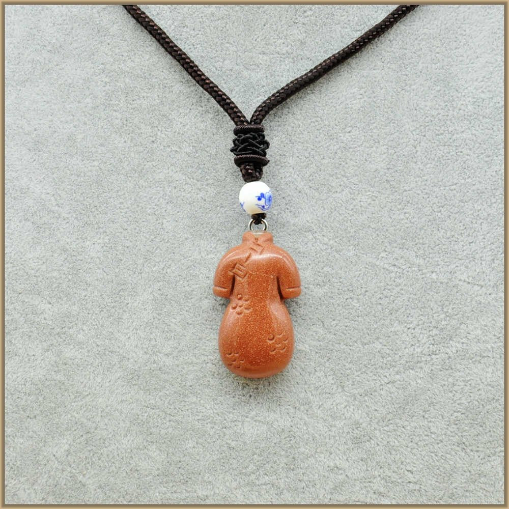 Long Natural Stone Crystal Vintage 8 Color Maxi Love Necklaces Pendants Multi-Layer Best Friends Necklace Women Long Jewelery