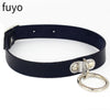 Long Spike Choker Necklaces Punk Faux Leather Collar For Women Men Cool Big Rivets Studded Chocker Necklace Goth Style Accessori