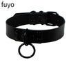 Long Spike Choker Necklaces Punk Faux Leather Collar For Women Men Cool Big Rivets Studded Chocker Necklace Goth Style Accessori